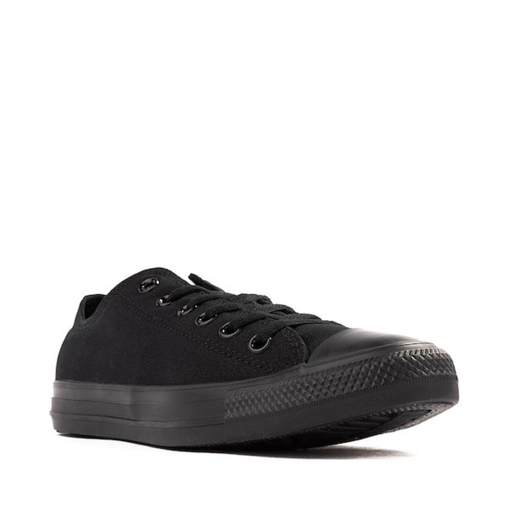Converse Chuck Taylor All Star Low Top Monochrome Black Shoes Canvas Size 4.5